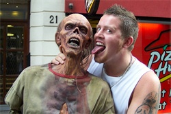 Zombies attack Basildon for a Zombiethon